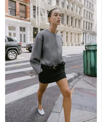 ZARA 소프트 봄버 자켓 S