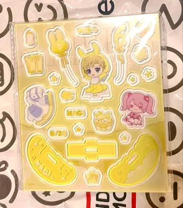 아이나나 베비코뮤 아크릴 플레이크 & 흔들흔들 스탠드 나기