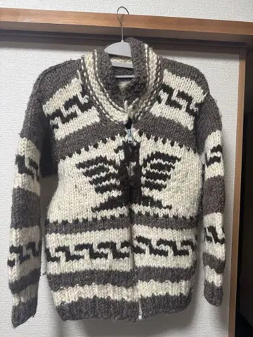 COWICHAN INDIAN KNIT 가디건