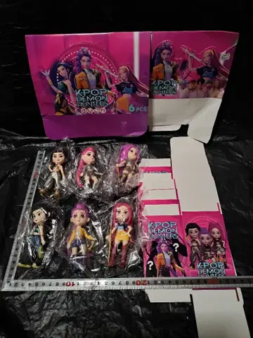 K-pop 걸즈 데몬 헌터즈 하트릭스 4인치 피규어