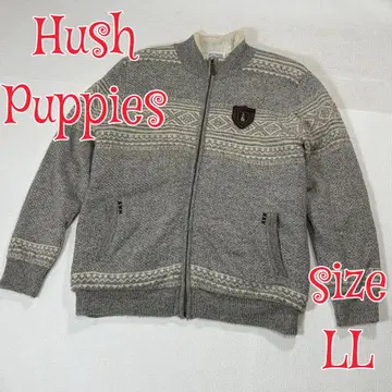 Hush Puppies 보아 지퍼 자켓 그레이 LL