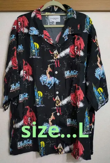 BlackWeirdows 헤비 메탈 알로하 셔츠 2025ss