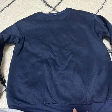 네이비 크루넥 트레이닝복