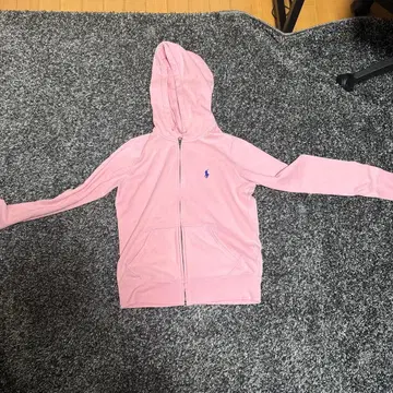 폴로 랄프 로렌 후드 부착 후드티 핑크