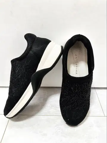 ANTEPRIMA 23.5cm 자수 슬립온 스니커즈