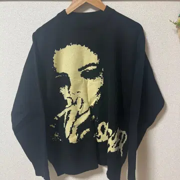 SMOKING SLASHER 니트 스트릿 스웨터