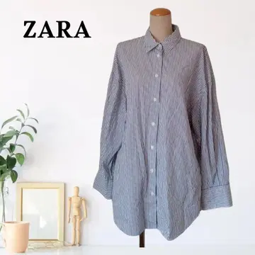 zC81 [ F ] ZARA 박스 실루엣 드롭 숄더 셔츠