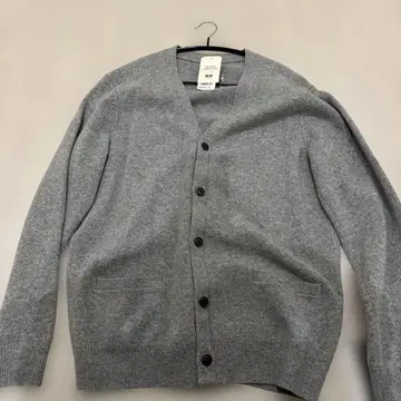 UNIQLO 프리미엄 램스울 가디건 XL 그레이