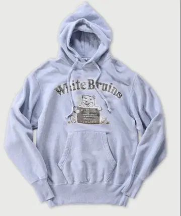 45R 속기모 맨투맨 후드티 곰 스카이블루 사이즈 1