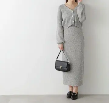 프로포션 바디 드레싱 뷔스티에 타이트 스커트 가디건