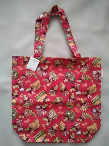 택 포함 히스테릭 미니 백 빨간색 토트 마더 레슨