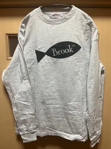 브룩 롱T 피쉬 로고 FishLogo 티 사이즈 L