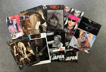 X JAPAN 트레이딩 카드 9장 세트