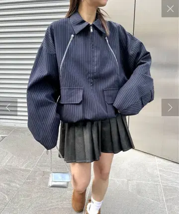 [ WHO'S WHO gallery ] 지퍼 포켓 블루종