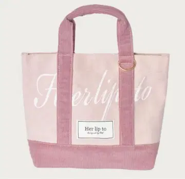 Herlipto HLT Mini Tote 토트백 rose 핑크