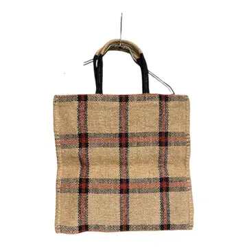 TARANGO 체크 무늬 토트백