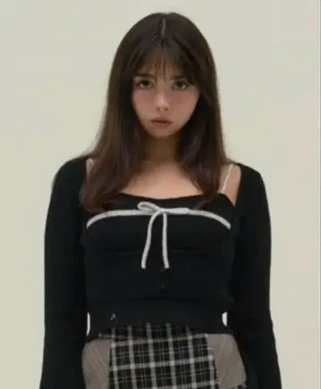 andmary Natalie 리본 세트 블랙