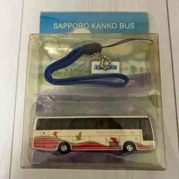 삿포로 관광 버스 단쵸 미니카 & 스트랩 세트