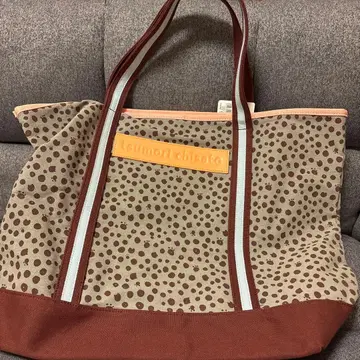 츠모리 치사토 도트 무늬 토트백 미사용