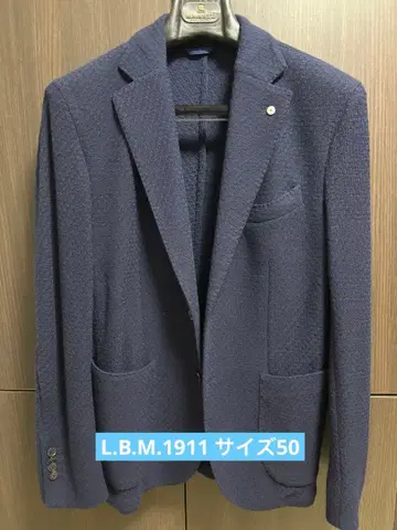 L.B.M.1911 루비암 자켓 사이즈 50 네이비 거의 새상품