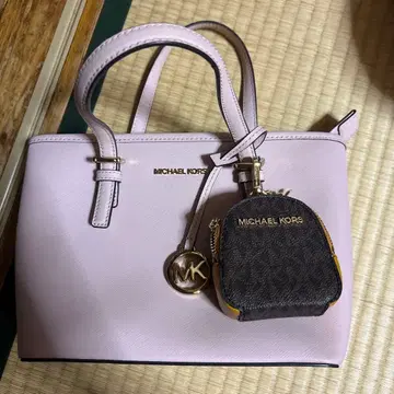 MICHAEL KORS 핑크 토트백