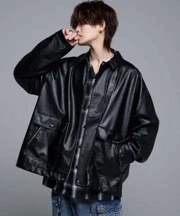 ADRER 가죽 자켓 S 사이즈