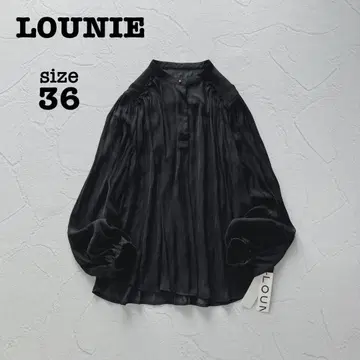 새상품 LOUNIE 루니 드레이프감 개더 블라우스