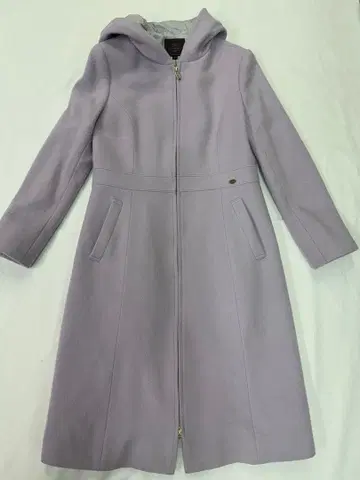 TOCCA 연보라 후드 부착 코트 S