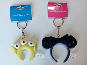 조합 변경, 단품 가능 디즈니 머리띠 키링 2개