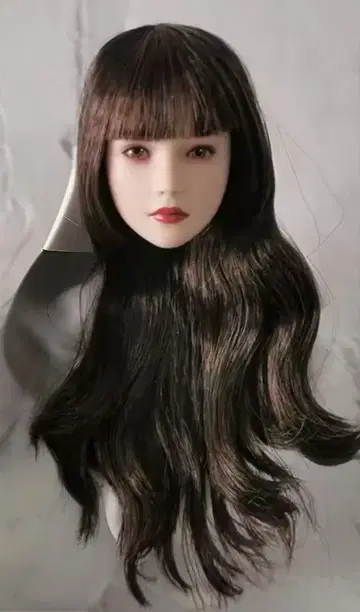 1/6 피규어 동양인 여자 헤드 안구 가동 타입