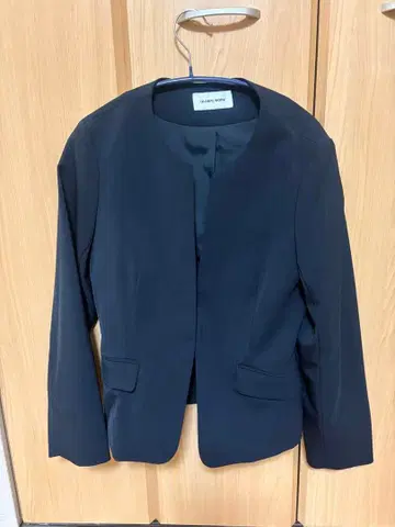 GLOBAL WORK 네이비 노카라 자켓