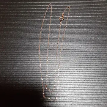 노제스 10k 핑크 GOLD 체인 목걸이