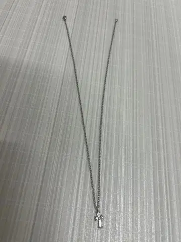 실버 십자가 펜던트 목걸이