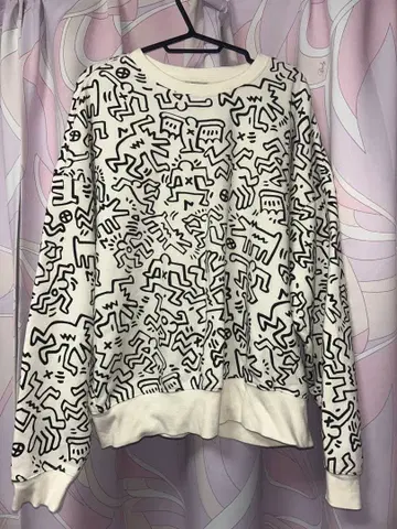 H&M Keith Haring 트레이닝복 맨투맨 L