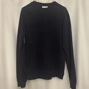 LACOSTE 네이비 맨투맨 US S