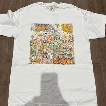 FEBB THE SEASON 아트 프린트 T셔츠 M
