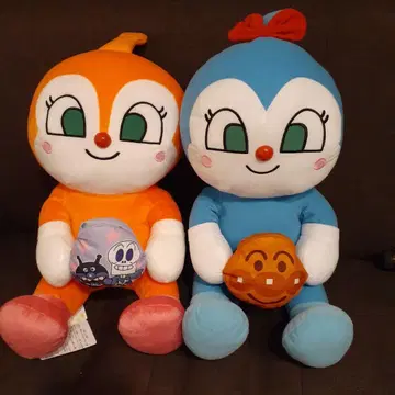 날아라! 호빵맨 소품함 봉제 인형 짤랑이 코킨쨩 세트