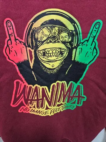 [ 레어 새상품급 ] WANIMA 와니마 카미낫차 후드 맨투맨 L