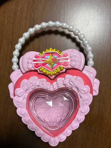 프리큐어 빅 아이돌 하트 브로치 백