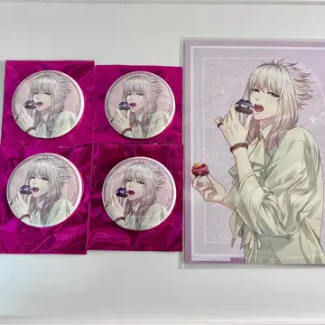 with sweets 캔뱃지 코도리아 산 젤 브로마이드