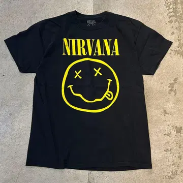구제 의류 NIRVANA T셔츠 L사이즈 닐바나 밴드T