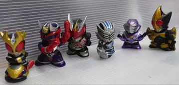 가면라이더 손가락 인형 소프트 비닐 6체 세트