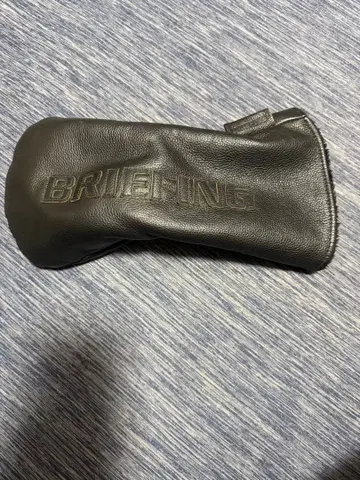 BRIEFING 블랙 가죽 골프헤드커버 드라이버용