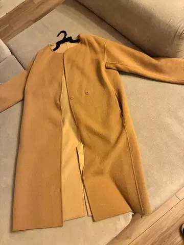 [ 새상품급 ] ROPE 베이지 롱 코트 울 혼방