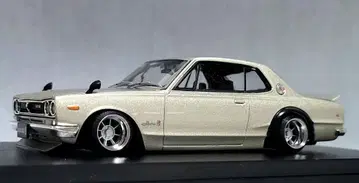 1/43 스카이라인 개조 하코스카 GT-R 하야시 휠 알루미늄제 깊은 림