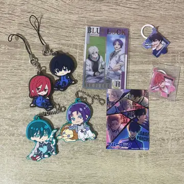 블루 록 아크릴 키링 카드