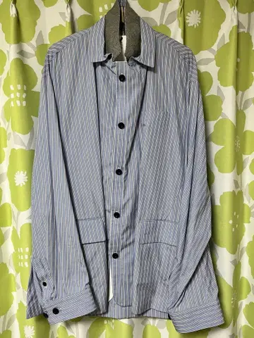 sacai Thomas Mason 코튼 팝린 재킷