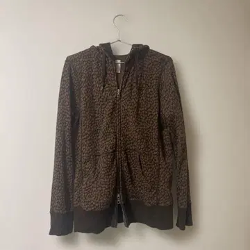 archive 레오파드 무늬 후드티 레오파드