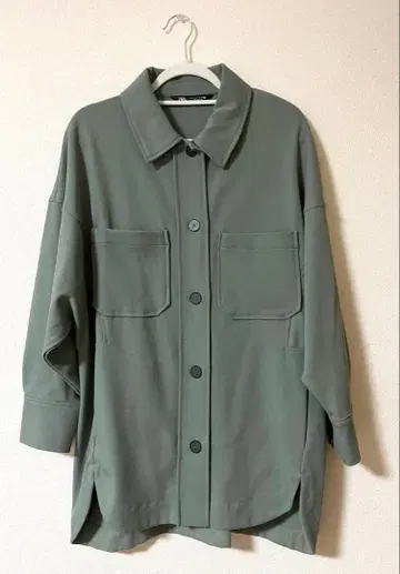 ZARA 자켓 아우터 그린 S 사이즈