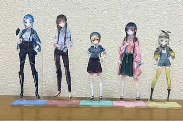 헤븐 번즈 레드 아크릴 스탠드 5개 세트